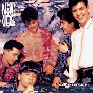 cover album step by step dari nkotb yang populer tahun 1991