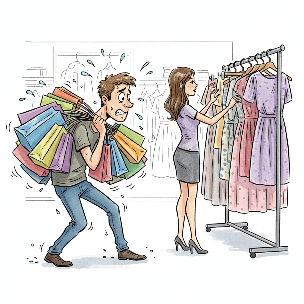 panduan penting buat nemenin cewek belanja