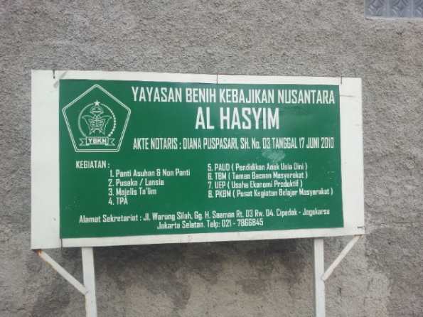 Yayasan benih kebajikan nusantara al hasyim