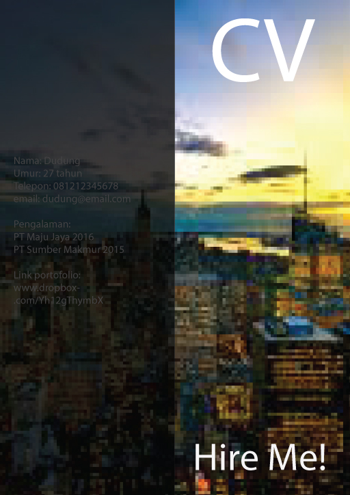 contohCV