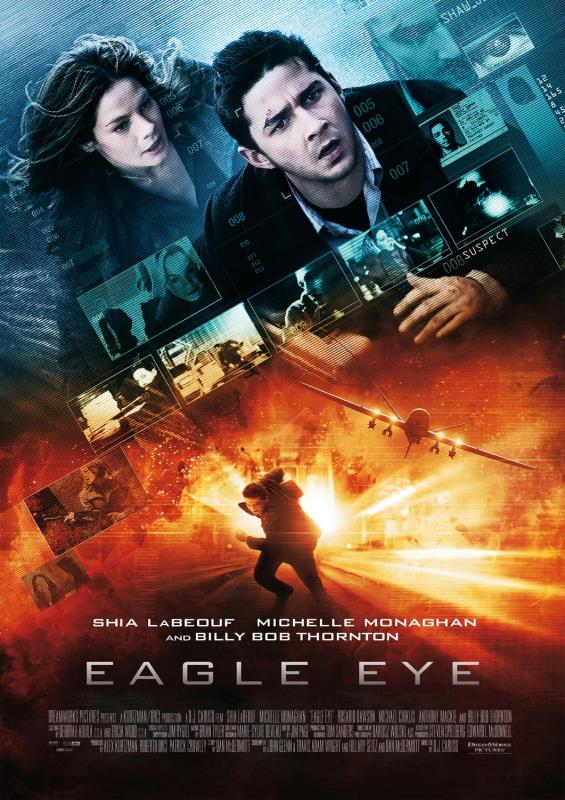 poster eagle eye shia labeouf michelle monaghan