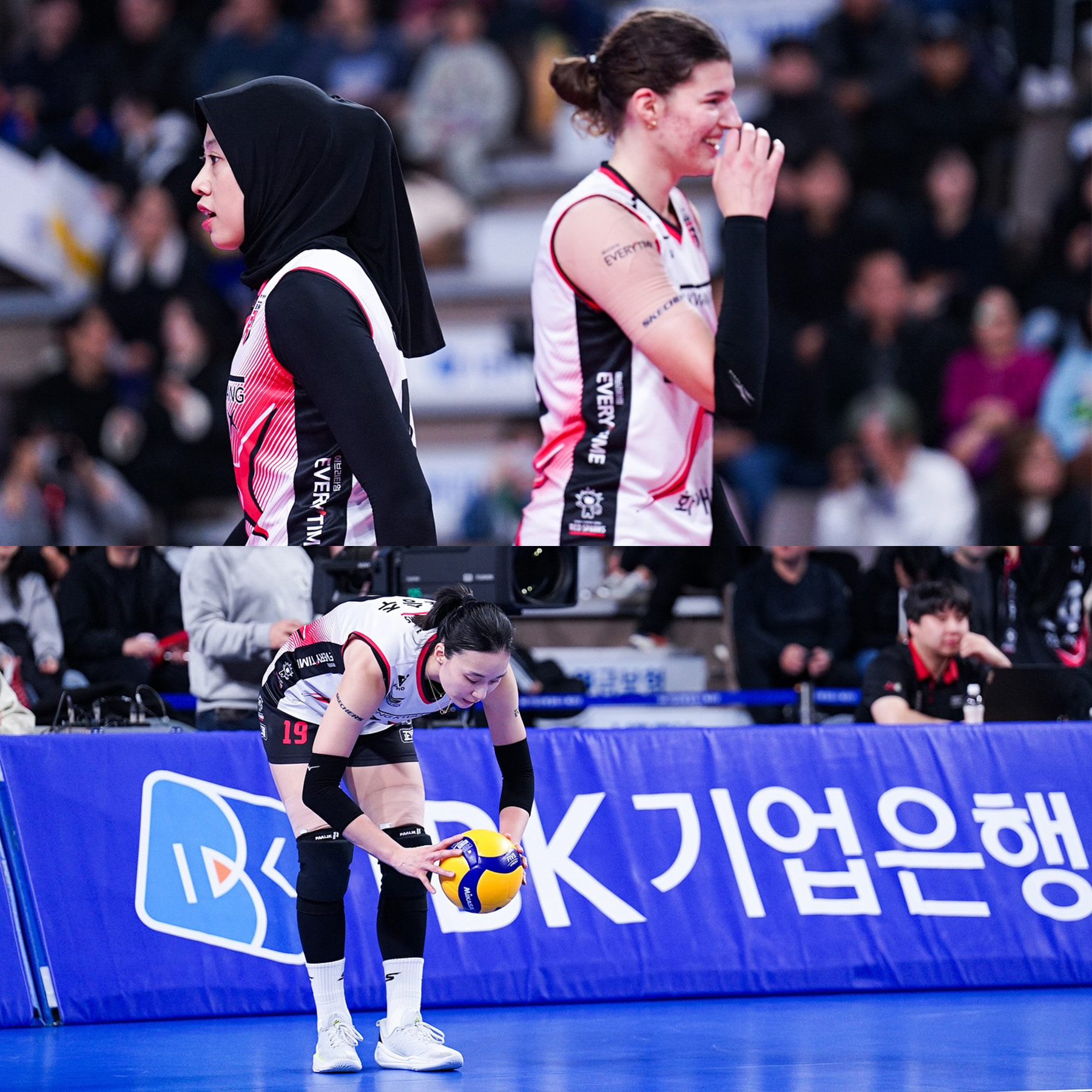 Trisula penyerang Red Sparks 2024-2025: Mega, Buki, dan Pyo Seung-ju